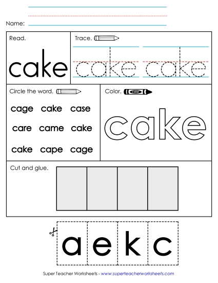 Worksheet 2: Cake