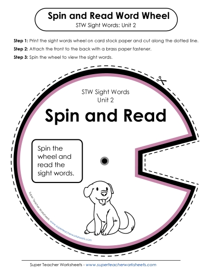 Spin and Read (Unit 2)