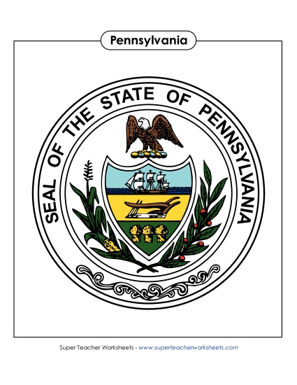 Pennsylvania State Seal (Full-Color Version)