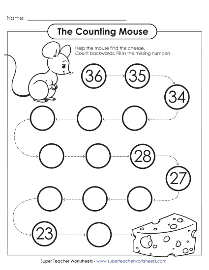 The Counting Mouse (From 36)