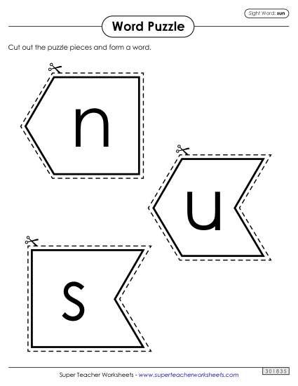 Word Puzzle: Sun