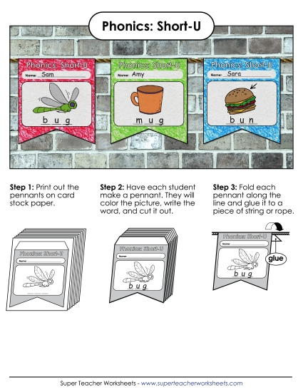 Pennants (Short U Words)