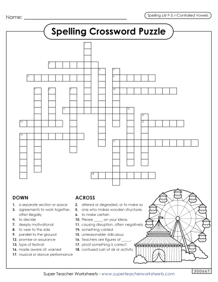 Crossword (F-3)