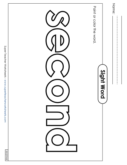 Paint or Color: Second