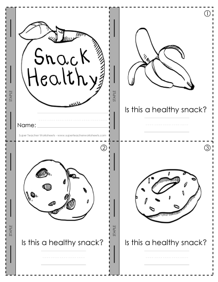 Mini-Book: Snack Healthy