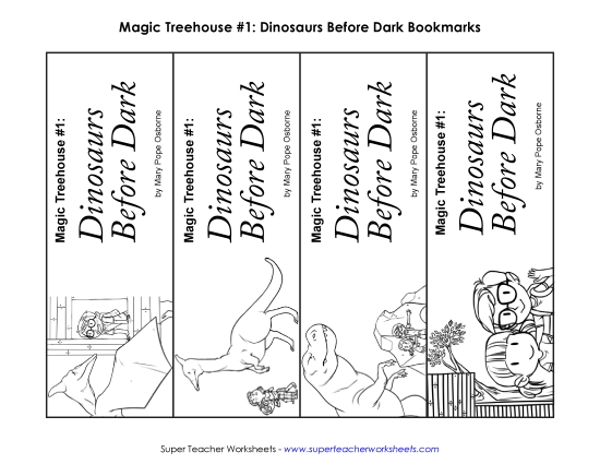 MTH: Dinosaurs Before Dark Bookmarks