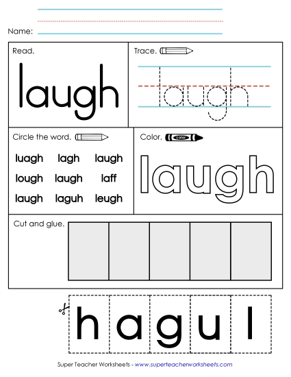 Worksheet 2: Laugh