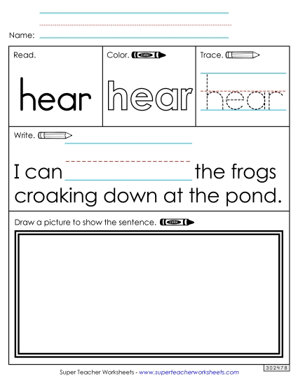 Worksheet 3: Hear