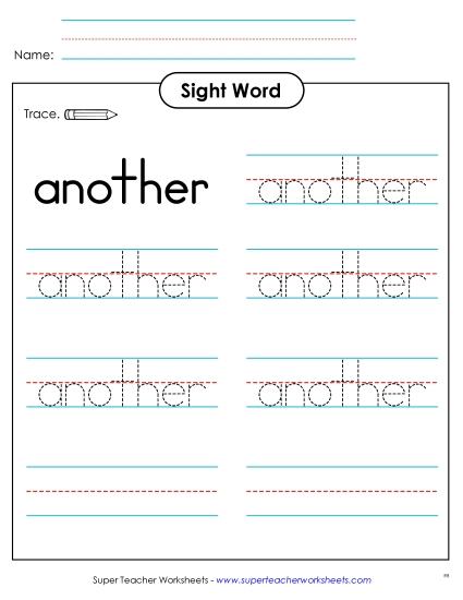 Trace the Word: Another