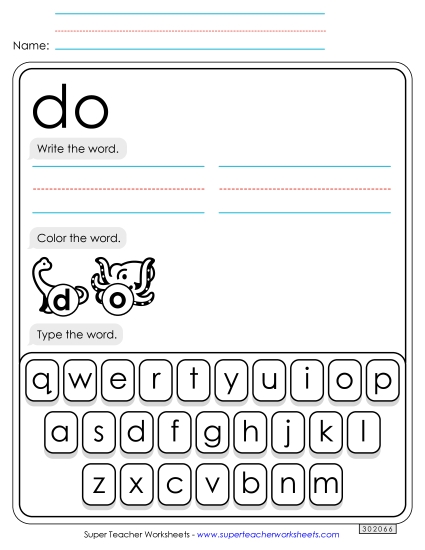 Write, Color, Type: Do