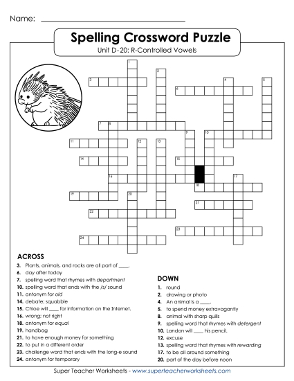 Crossword (D-20)