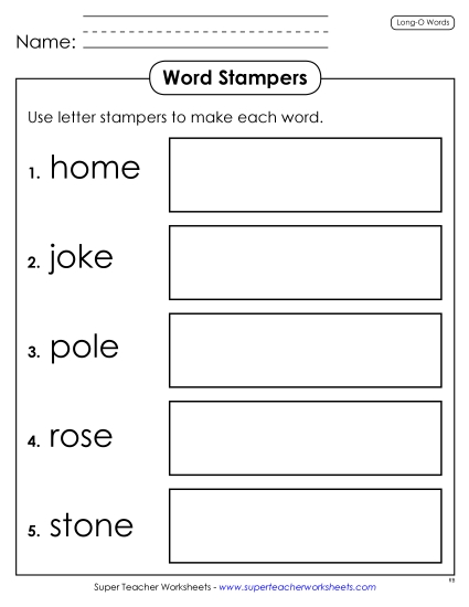 Letter Stampers