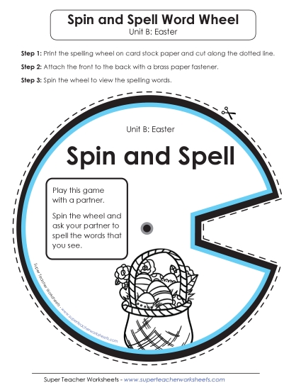 Spin-and-Spell (B-Easter)