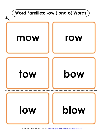 Flashcards (-ow)