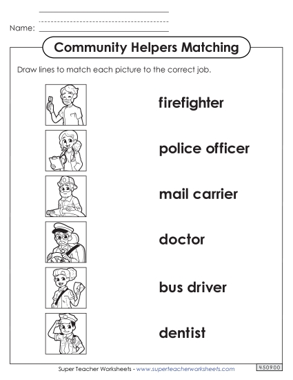 Picture-to-Word Matching Worksheet 1