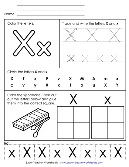 Letter X - Mixed Skills (Basic)
