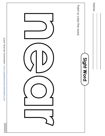 Paint or Color: Near