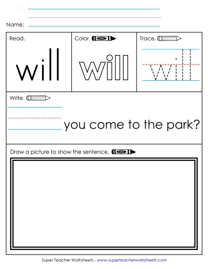 Worksheet 3: Will