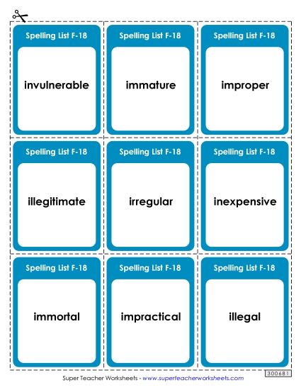 Flashcards (F-18)