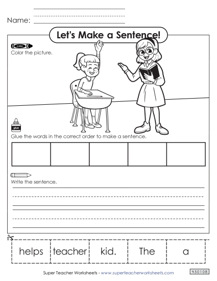 Build a Sentence: Teacher