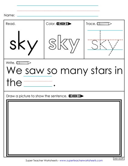 Worksheet 3: Sky