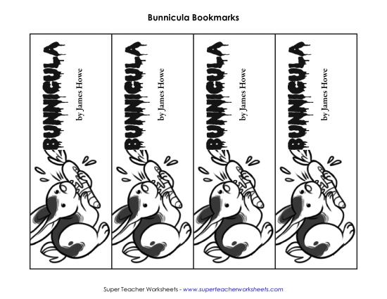 Bunnicula Bookmarks