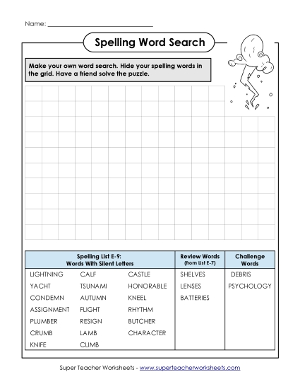 Make Your Own Search Puzzle (E-9)