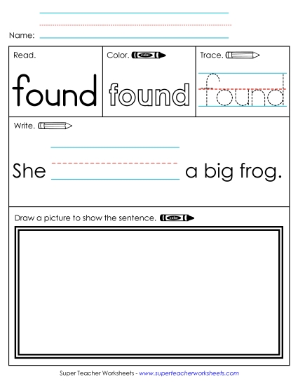 Worksheet 3: Found
