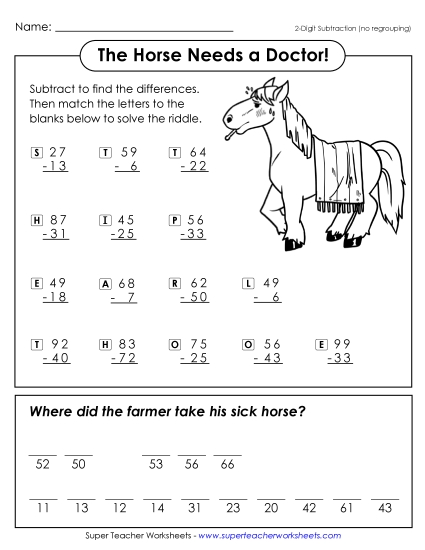 Math Riddle: Sick Horse