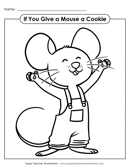 Mouse Coloring Page