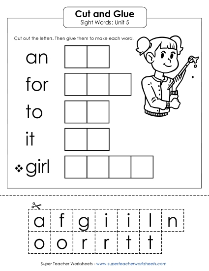 Cut-and-Glue (Unit 5)