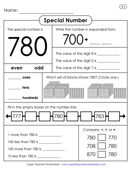 Special Number: 780