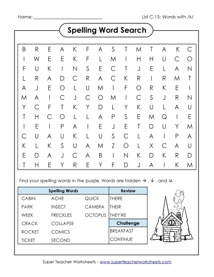 Word Search (C-15)