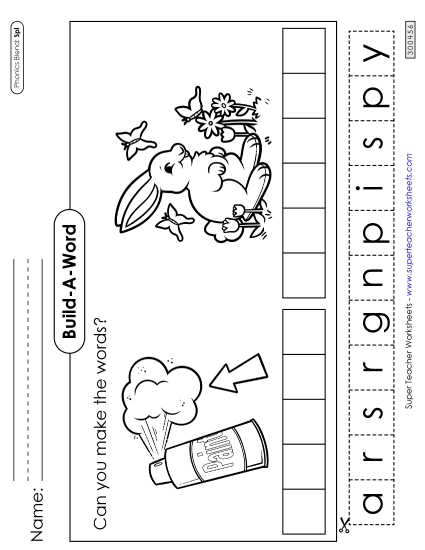 Build-A-Word: Spray and Spring