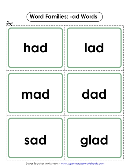 Flashcards (-ad)