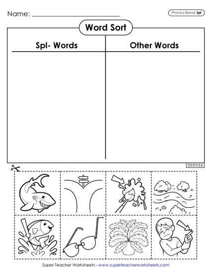 Word Sort (Spl- Words)