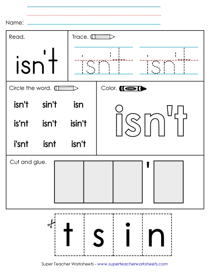 Worksheet 2: Isn\'t