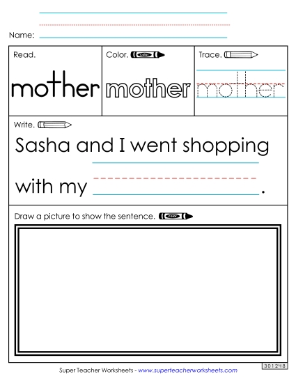 Worksheet 3: Mother