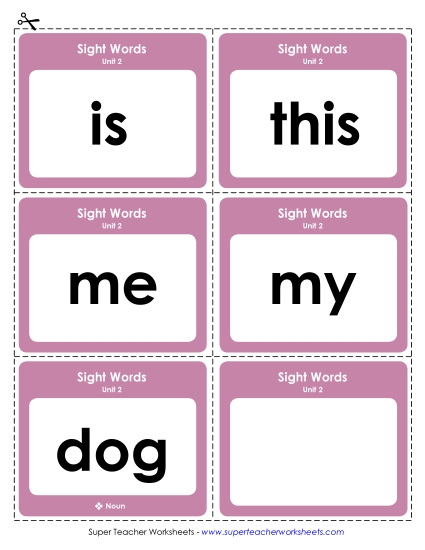 Flashcards (Unit 2)