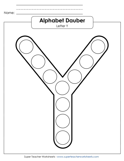 Letter Y - Dabber