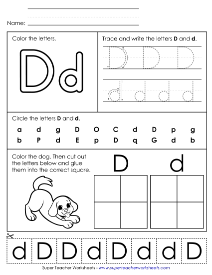 Letter D - Mixed Skills (Basic)