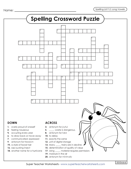 Crossword (F-2)
