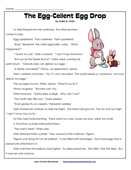 The Excellent Egg Drop (Fiction)