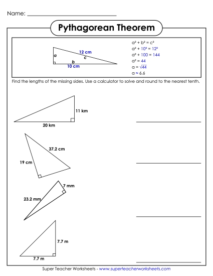 Pythagorean Theorem - Advanced