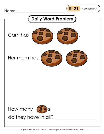 Daily Word Problems<br>K-21 through K-25