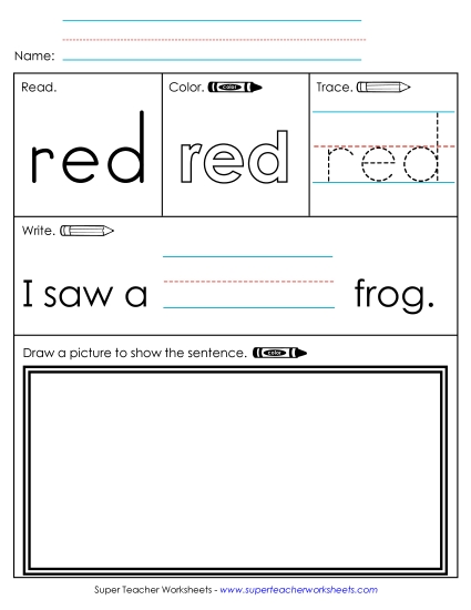 Worksheet 3: Red