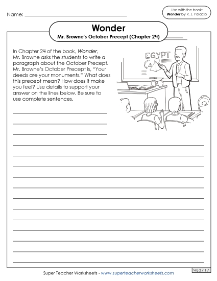 Writing Prompt (Mr. Browne\'s October Precept)