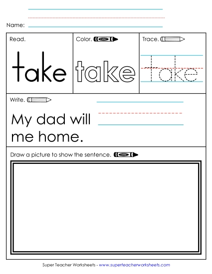 Worksheet 3: Take