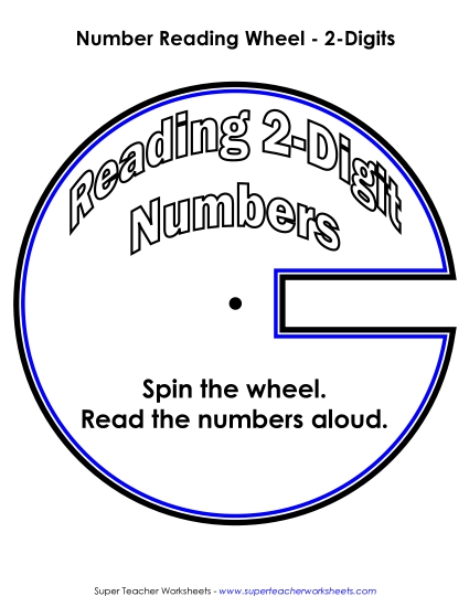 Number Wheel: 2-Digit