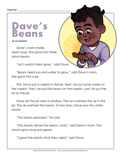 Story: Dave\'s Beans
